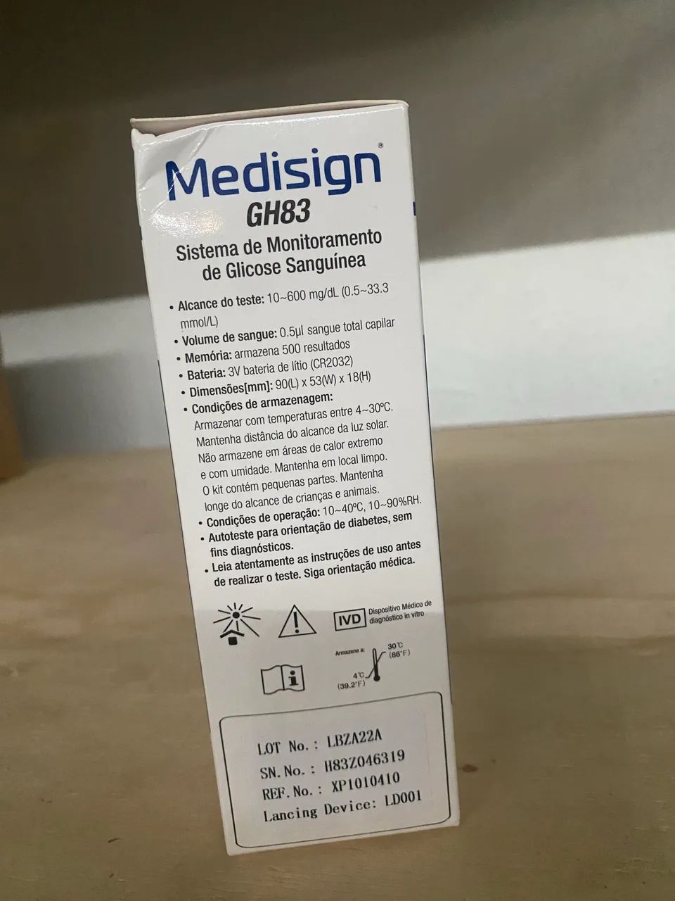 GLICOSÍMETRO APARELHO MEDIDOR DE GLICEMIA MEDISIGN - Foto 4
