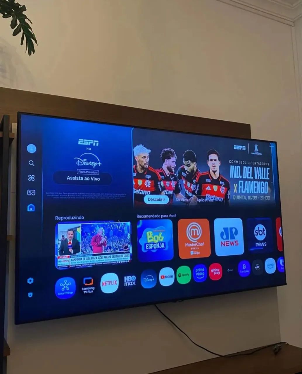 Smart tv samsung 55 polegadas 4k semi nova