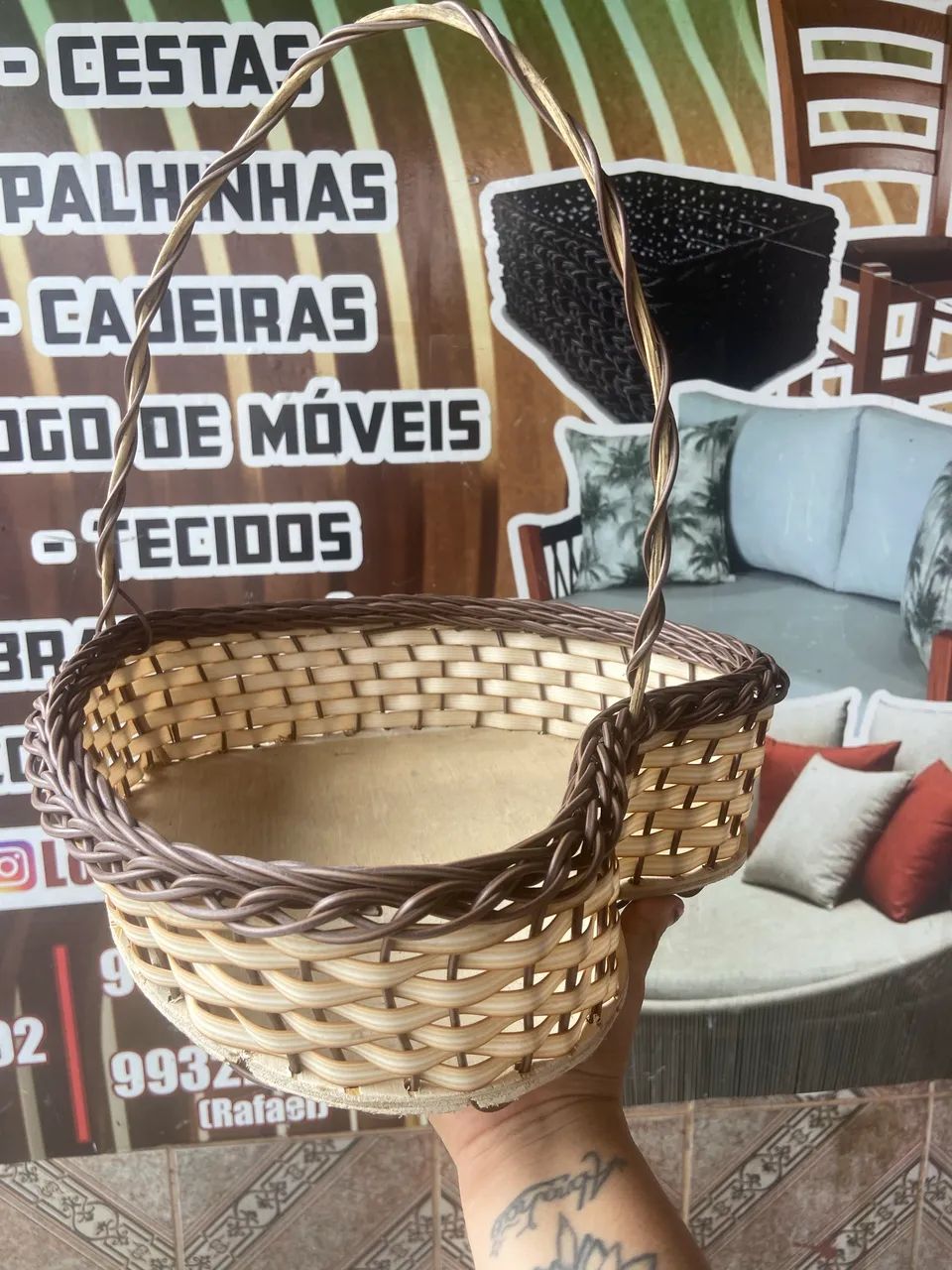 Cestas decorações 