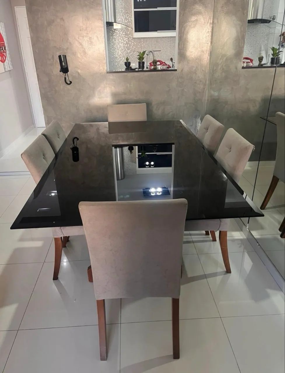 Mesa de jantar 2,45x1,10 - Foto 4