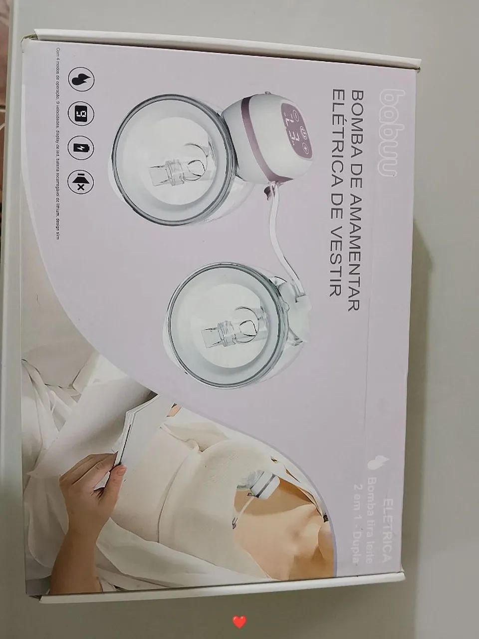 Bomba de tirar leite portátil 