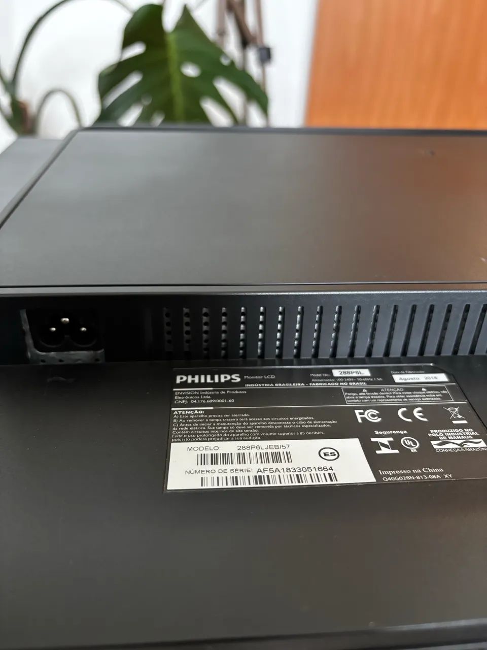 Monitor Philips 28? 4k 60hz Base ergonômica  - Foto 5