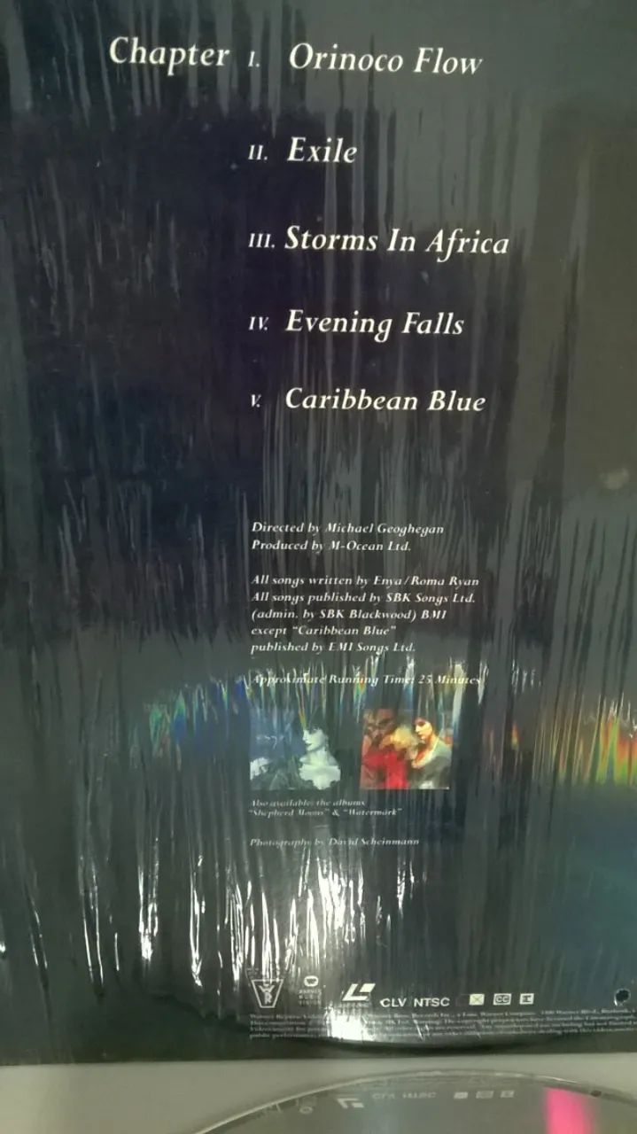 Laser Disc Enya Moon Shadows Importado Americano item de colecionador    - Foto 5