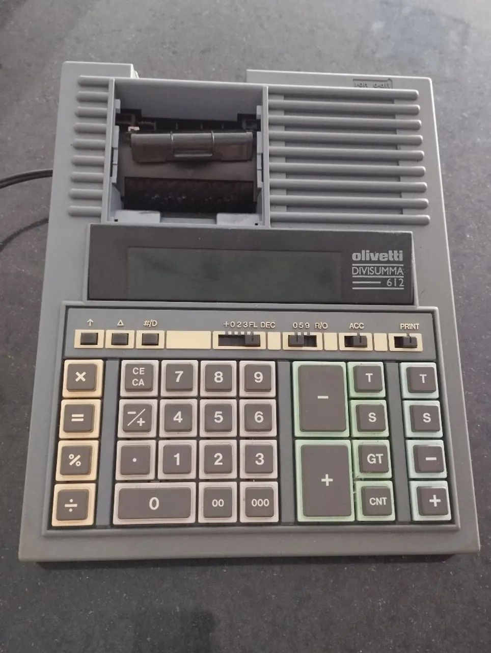 Calculadora antiga Olivetti