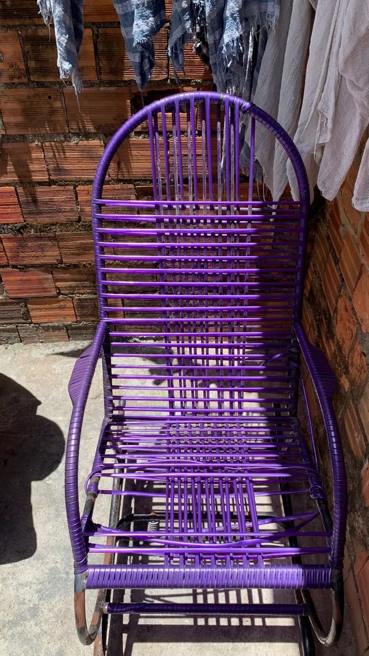 Cadeira de balanço de ferro - Foto 3