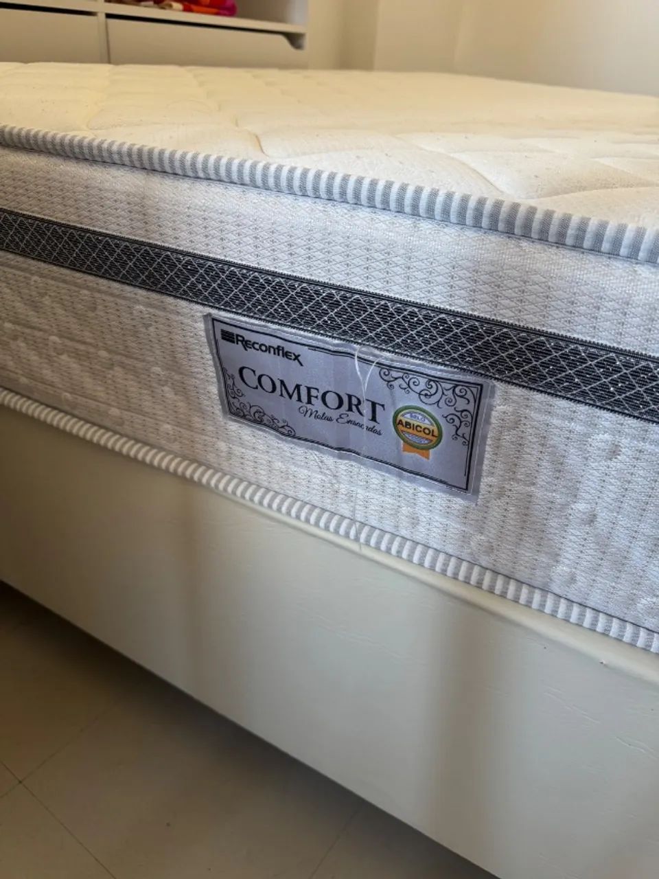 Cama de casal + colchão de molas ensacadas - Foto 5