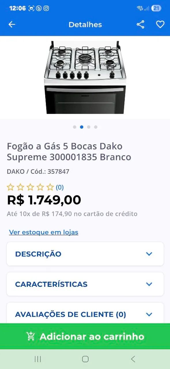 Fogao novo - Foto 6