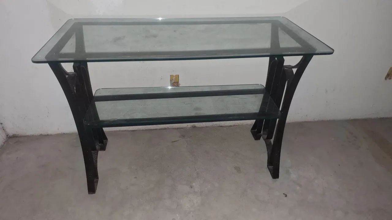 Mesa aparador com vidro 120×55 e 81 de altura  - Foto 5