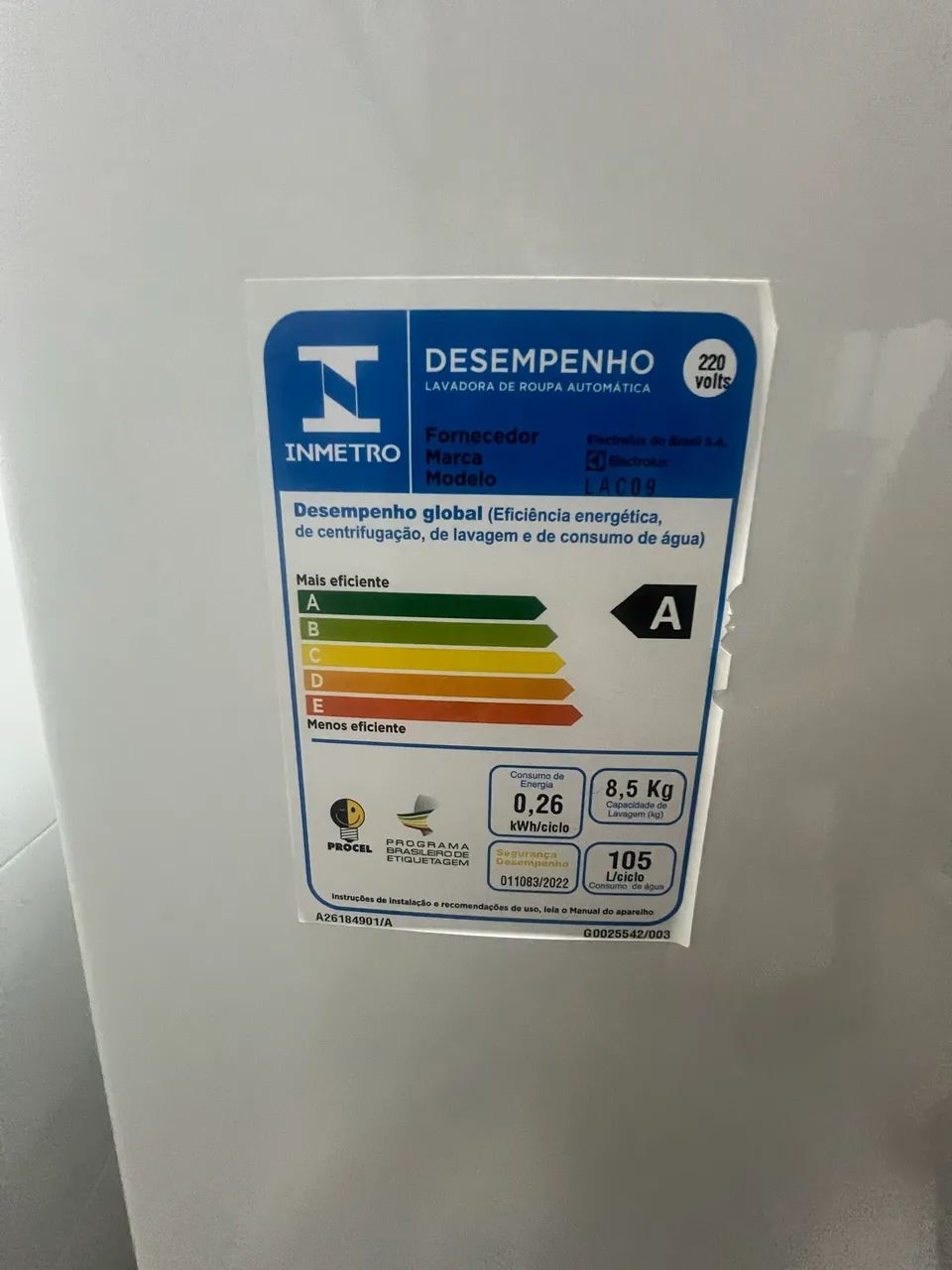 Máquina de lavar Eletrolux a Venda!  - Foto 3