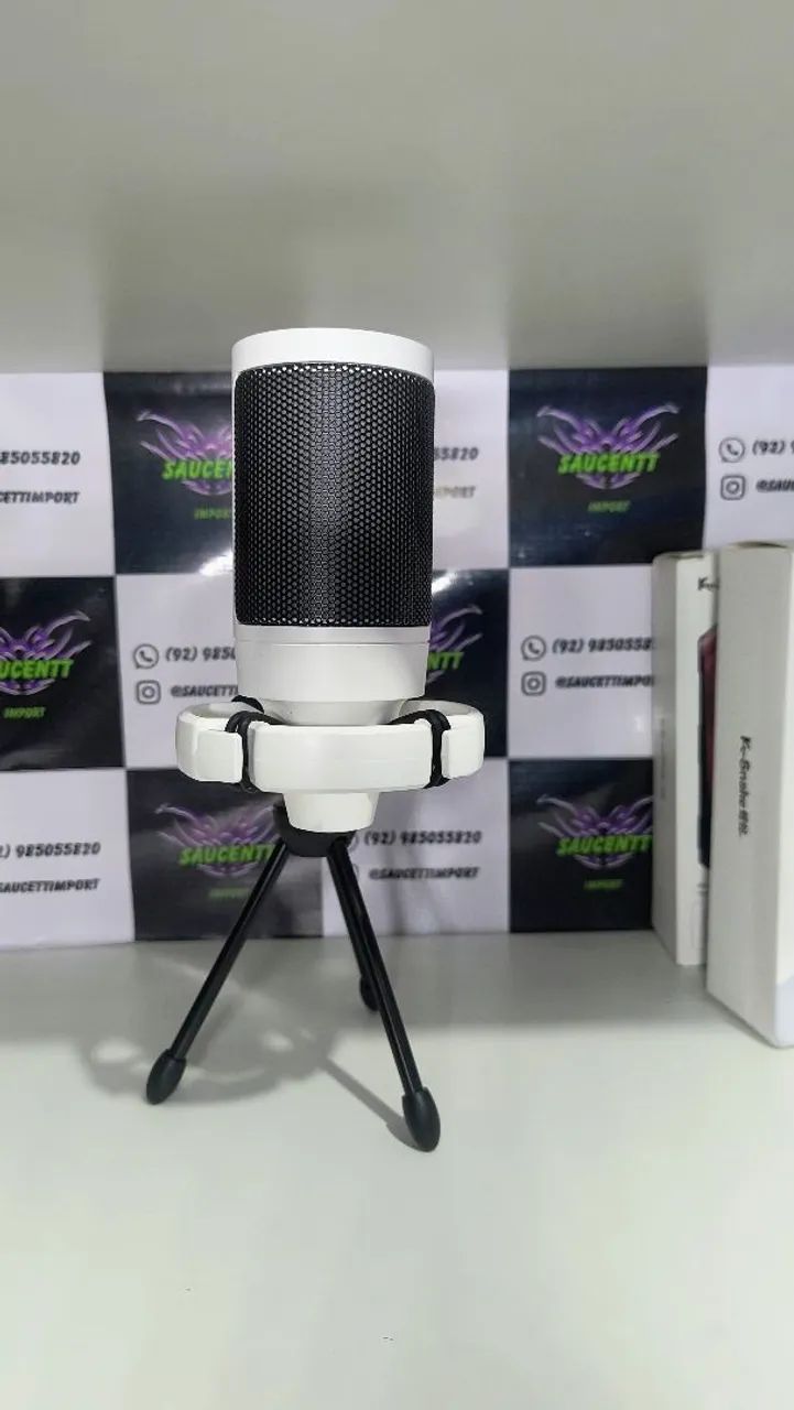 Microfone de Mesa Fifine A6V Ampligame - Foto 4