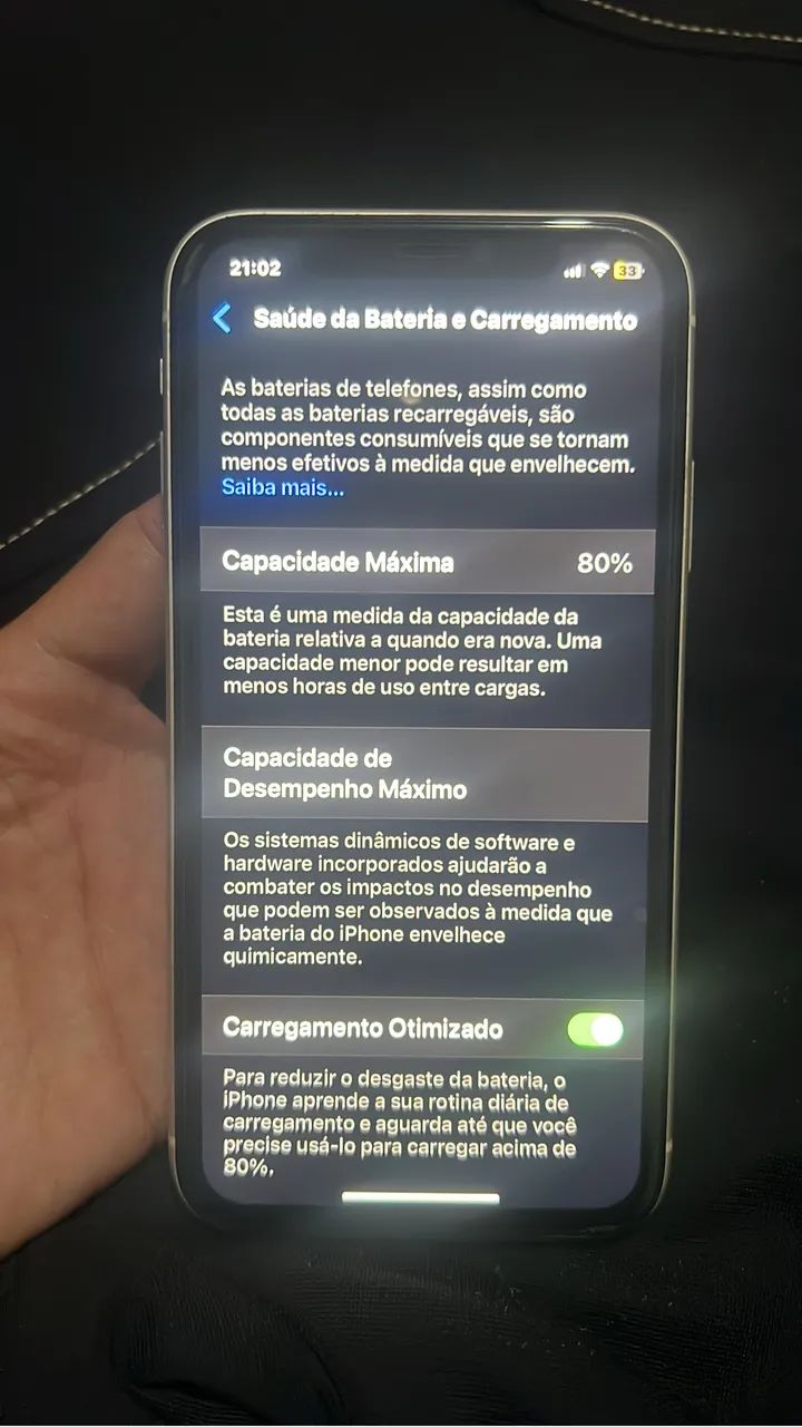 iPhone 11 64gb está com película e acompanha as capinha  - Foto 2