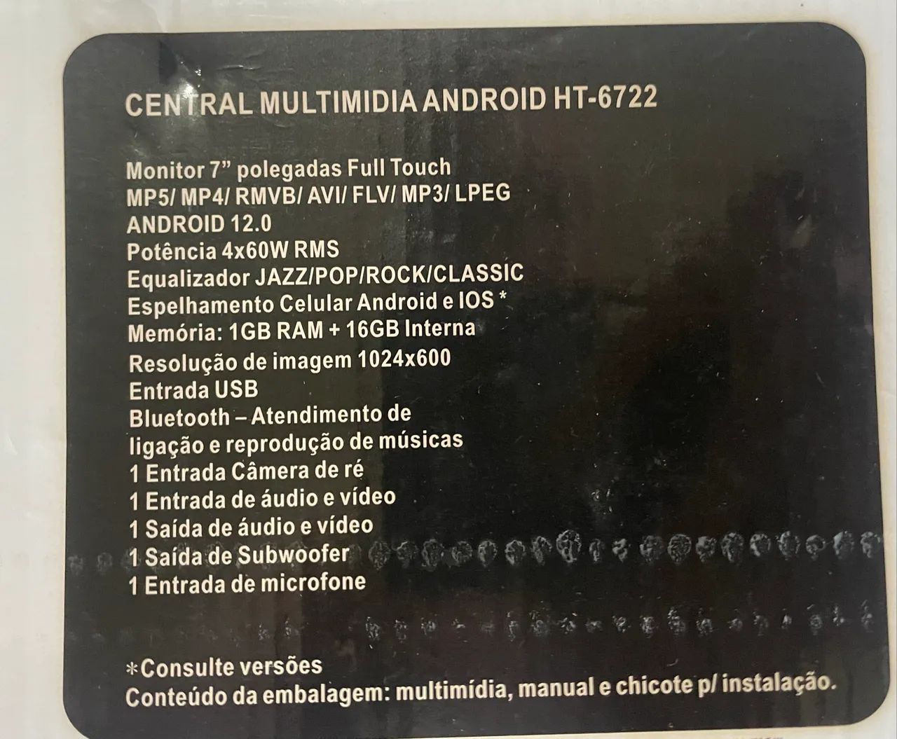 Multimídia Android HT-6722 - Foto 2