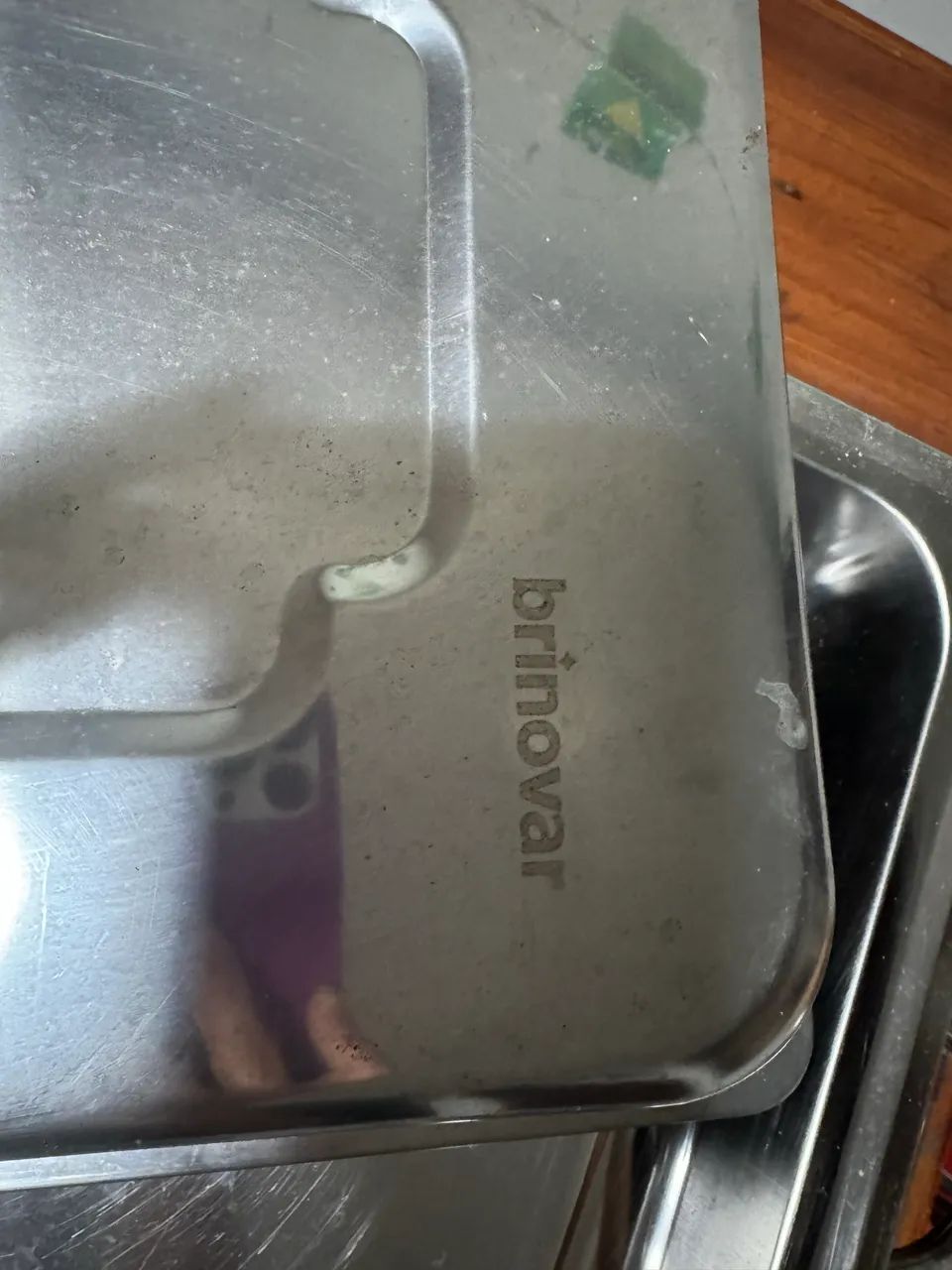 Rechaud Retangular Gourmet Buffet Aço Inox Brinovar (2 Cubas) - Foto 3
