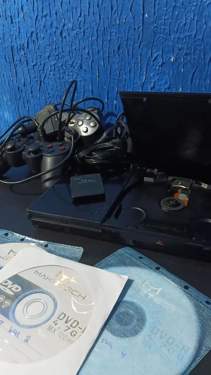 Ps2 completo+ jogos - Foto 3