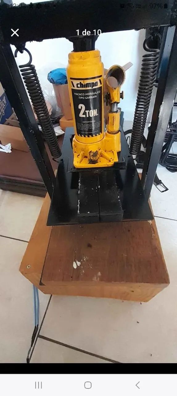 Maquina de fazer chinelo  - Foto 2
