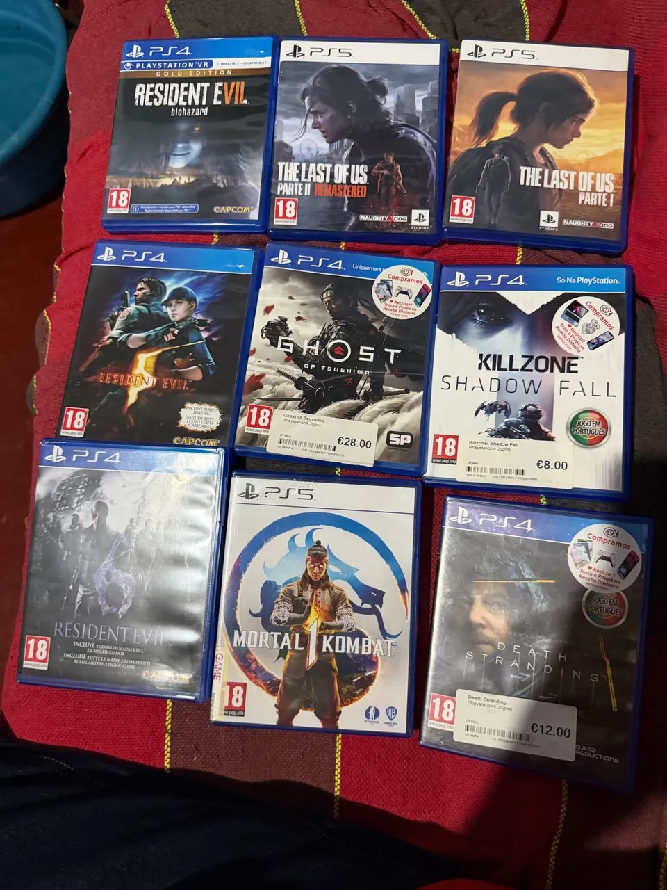 Ps5 com jogos e dois comandos 
