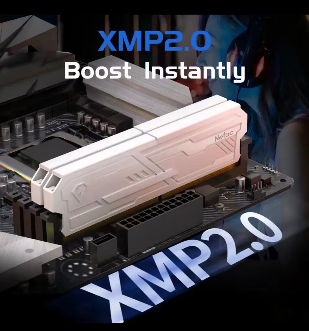 DDR4 Netac 2x8GB 3200MHz (LACRADO) 
