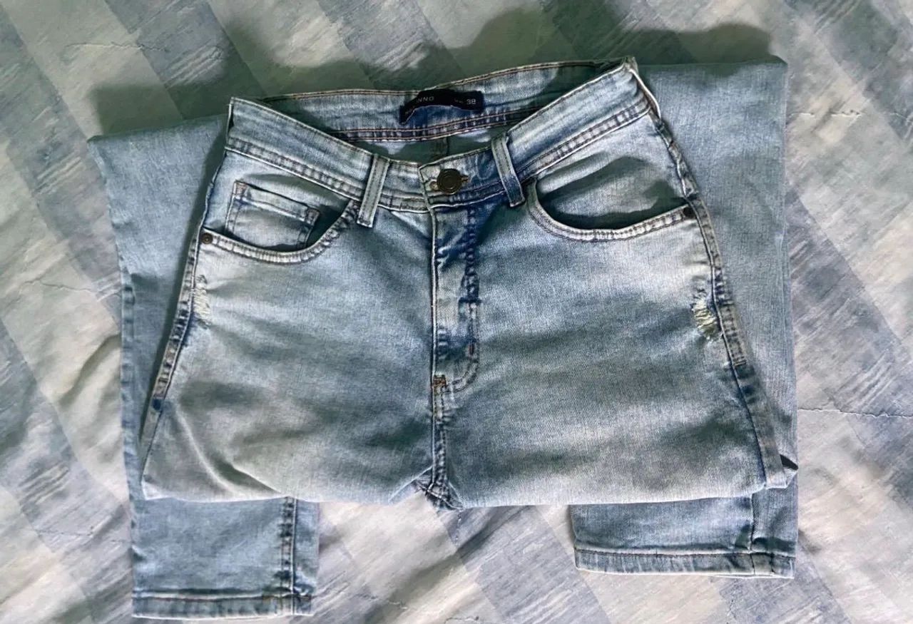 Calça slim marfinno 