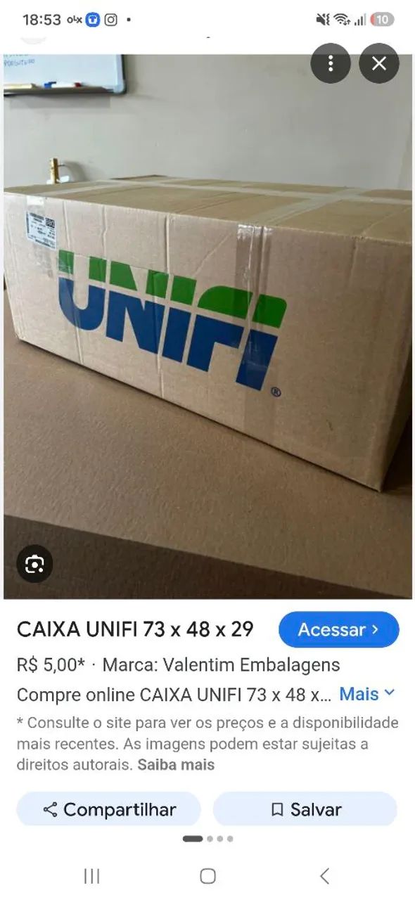Caixa de Papelão Grande Ideal Para Mudanças  - Foto 2
