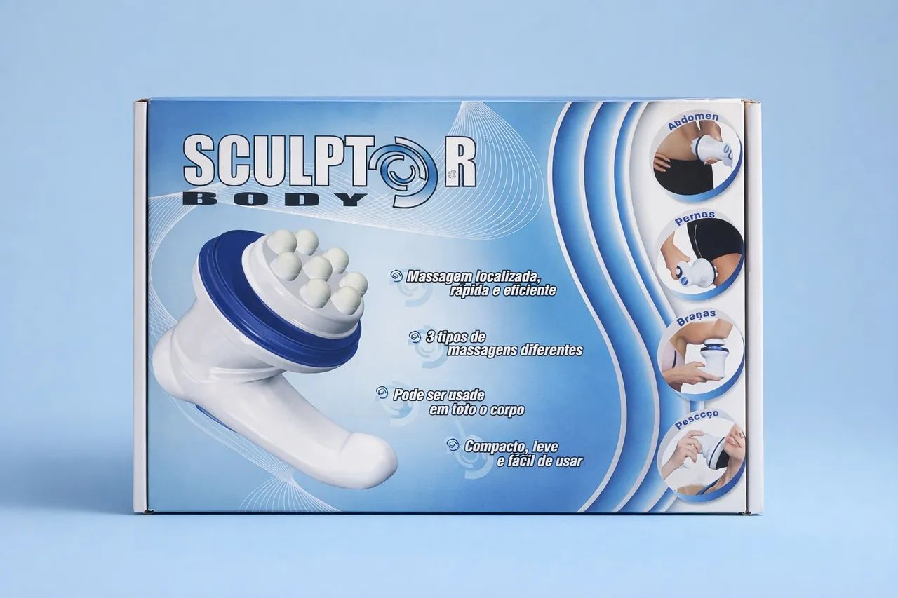 Massageador Elétrico Corporal Sculptor Body - com Acessórios - Foto 3