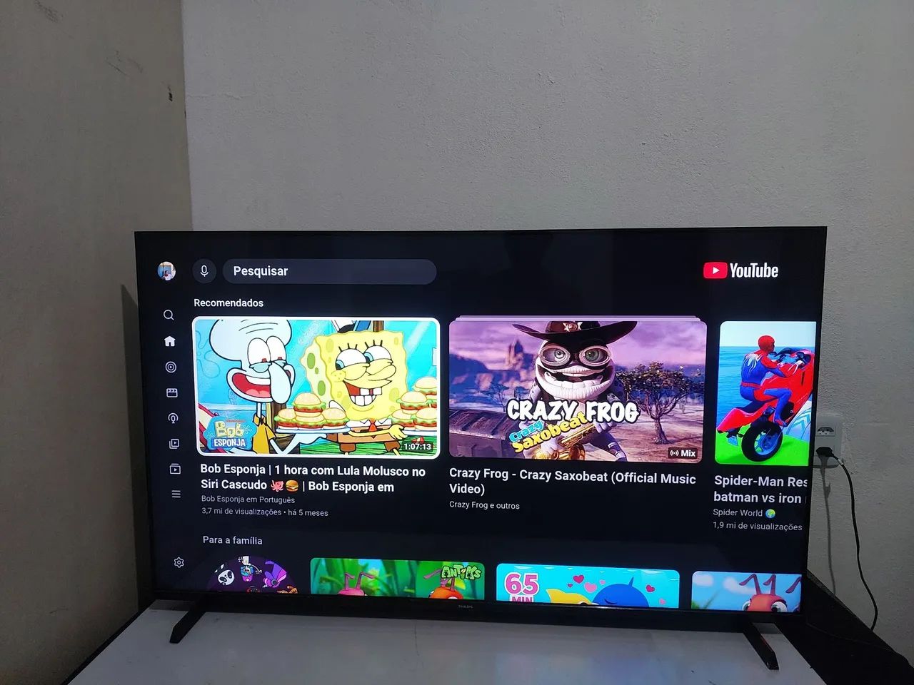Smart Tv Philips Android 50 Polegadas 4K  - Foto 4
