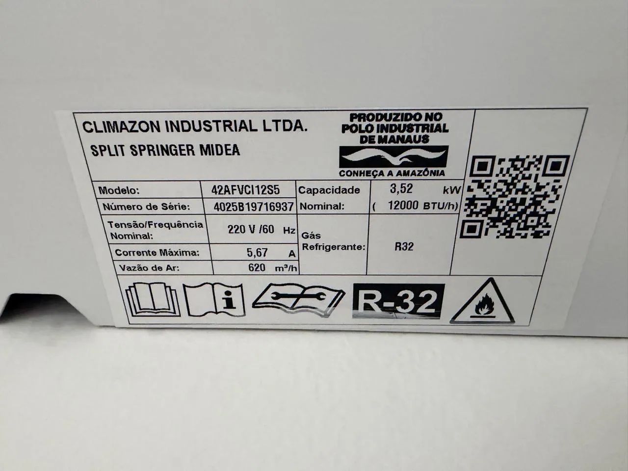 Ar condicionado Midea Split Inverter 12000 BTUs - Foto 2