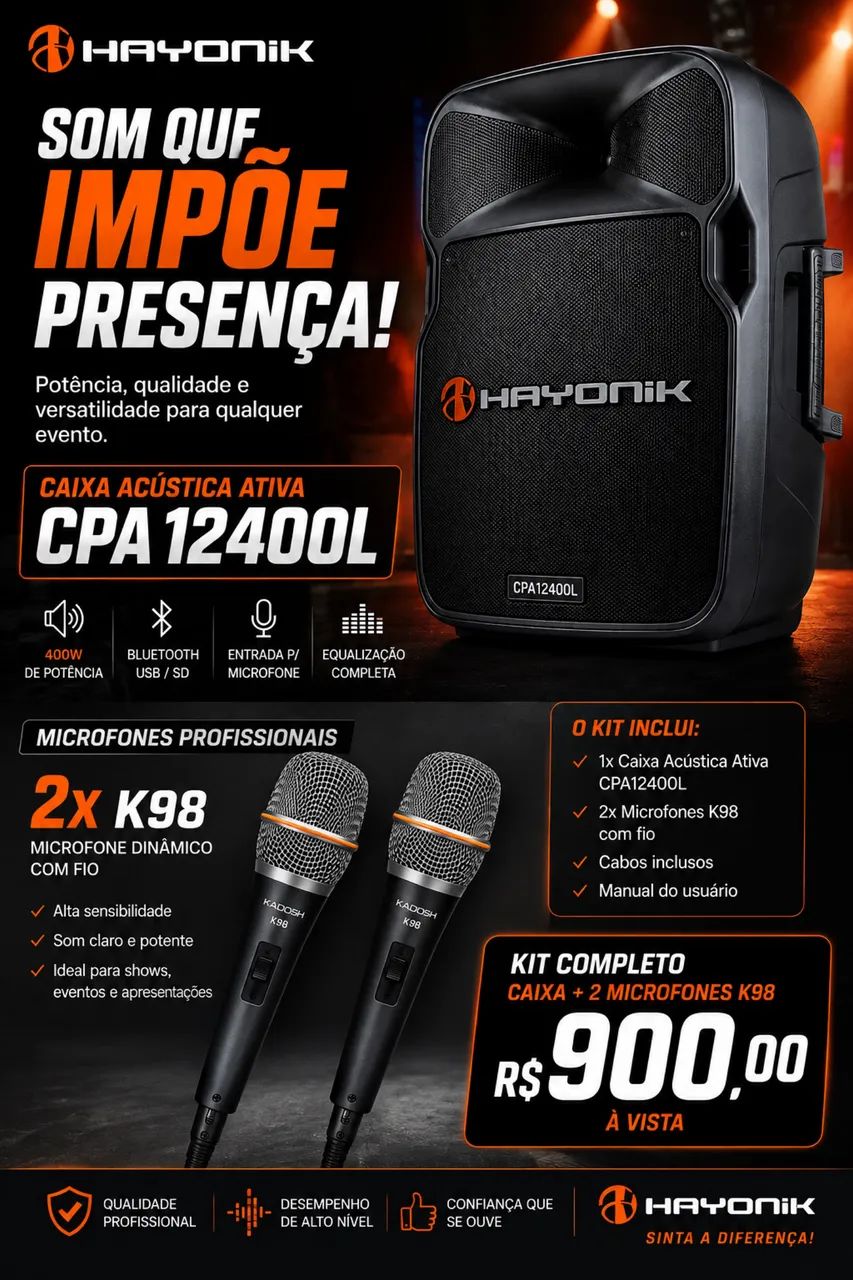Caixa de Som HAYONIK