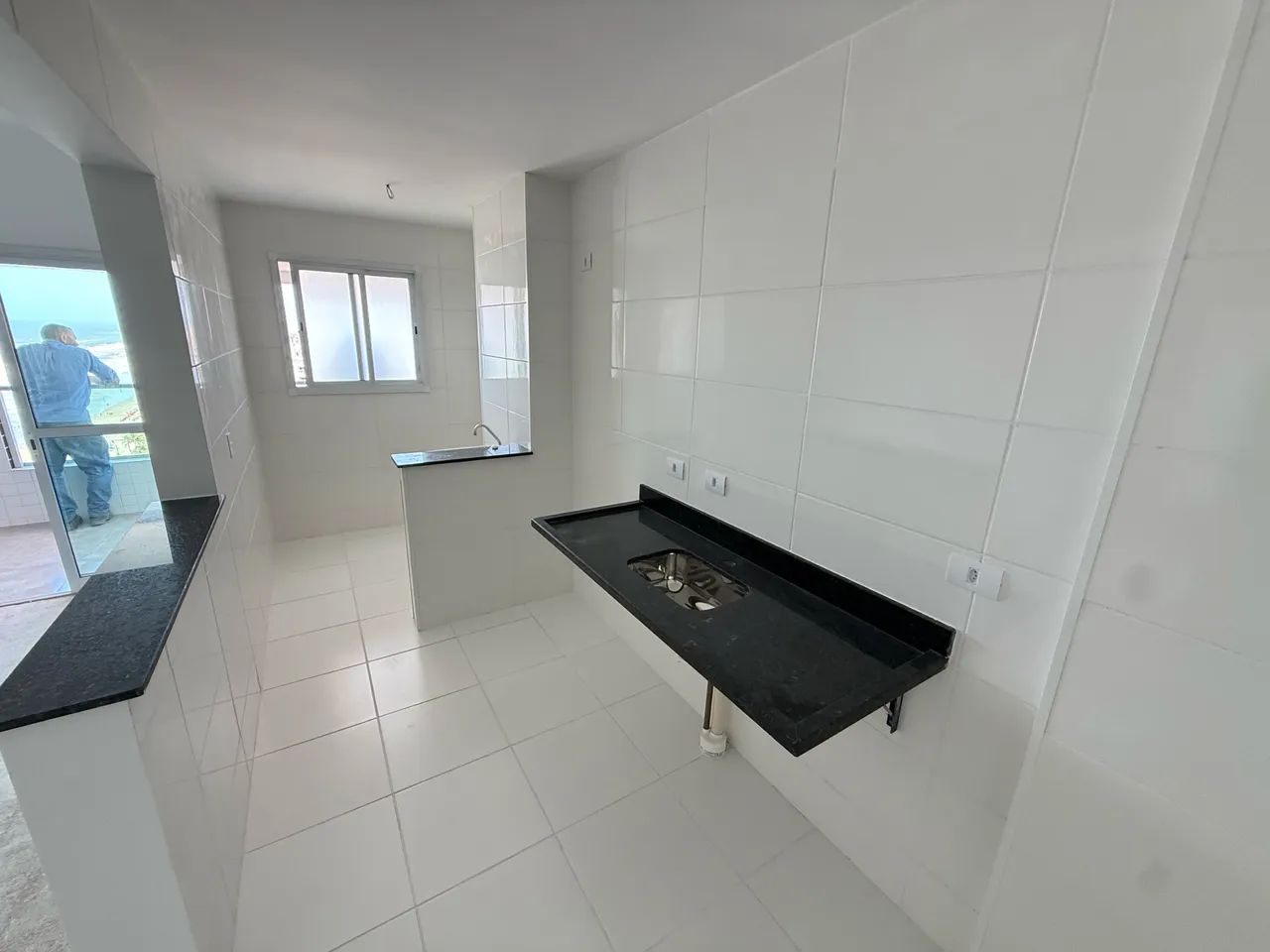 Apartamento 2 dormitórios vista mar Mongaguá - Foto 3