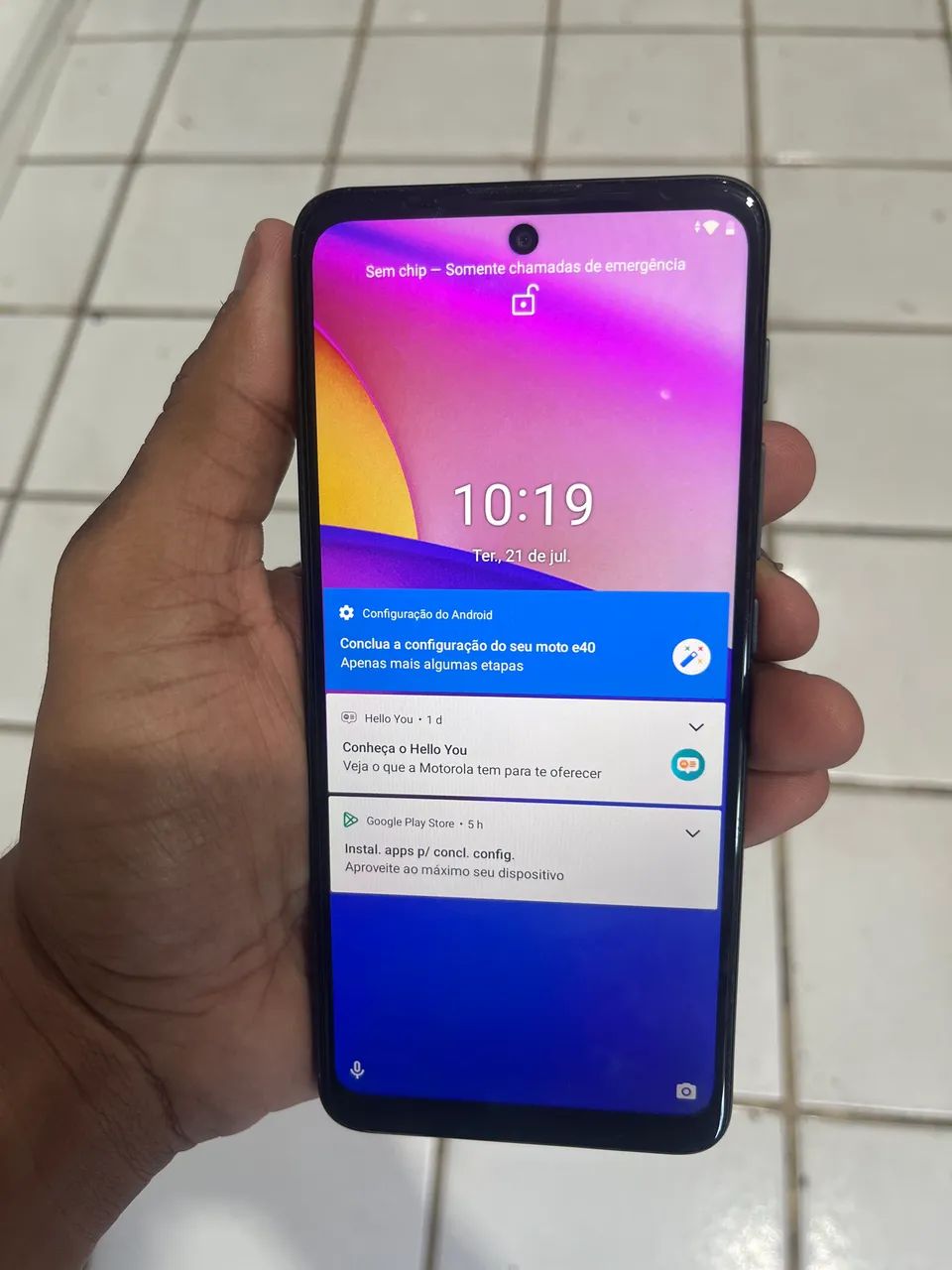 Celular moto E40 - 64gb  - Foto 2