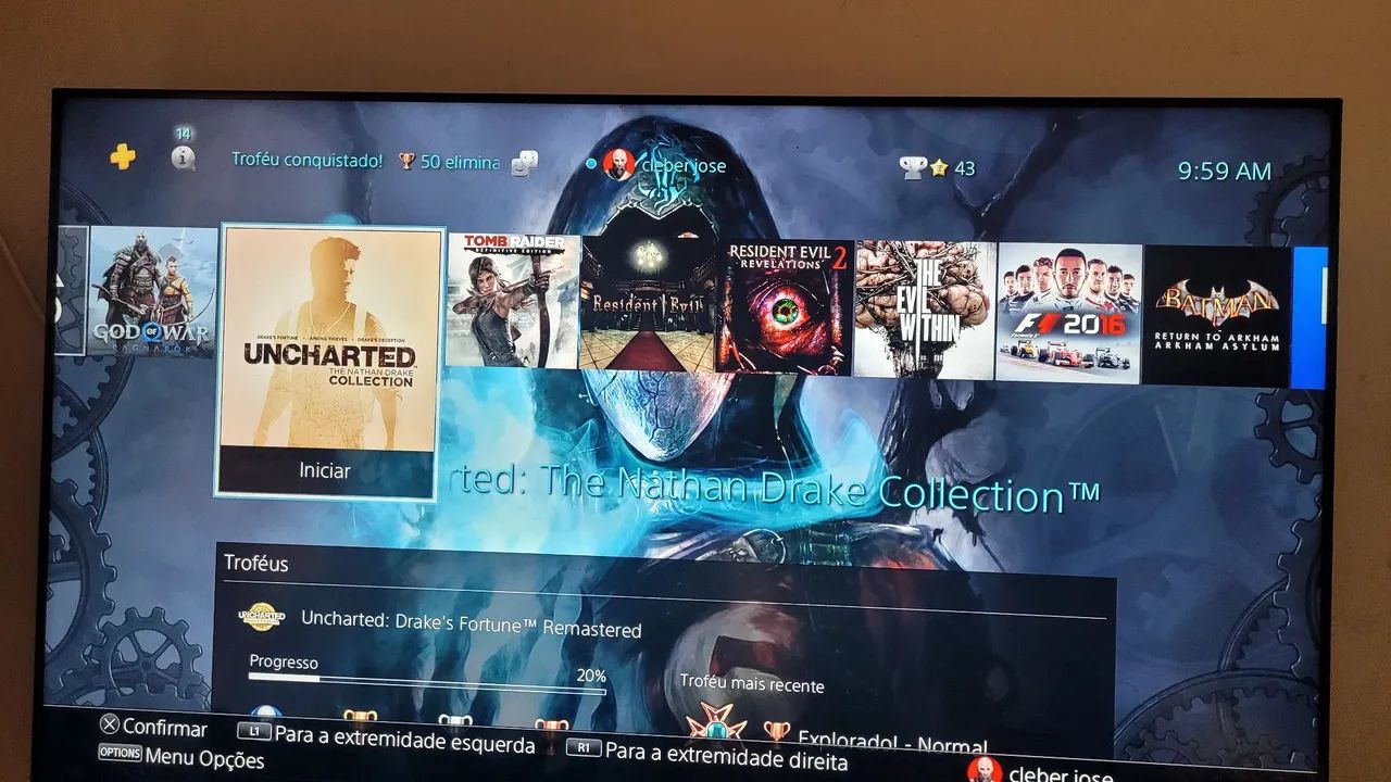 Vendo ps4 seminovo funcionando perfeitamente troco em Nintendo switch  - Foto 5