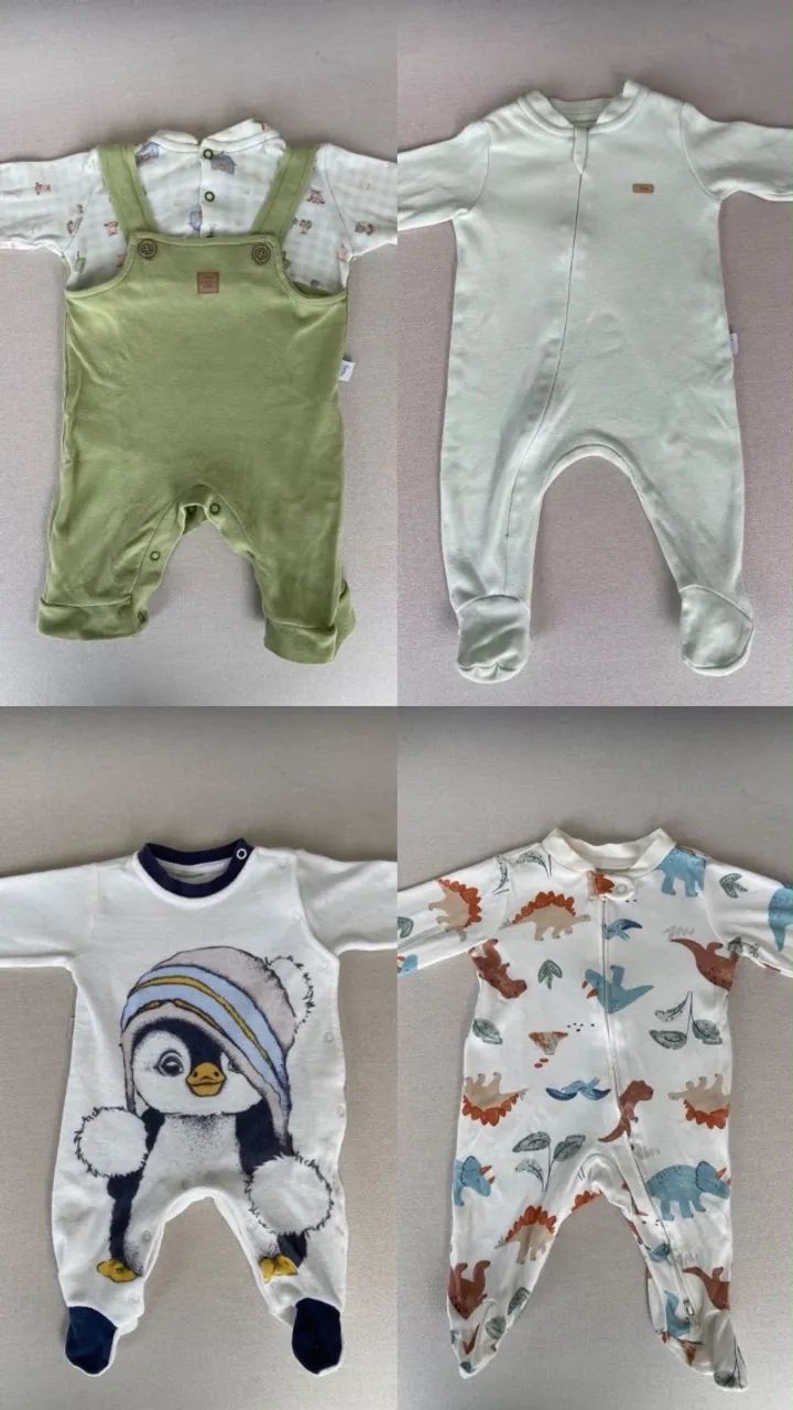 COMBO DE ROUPINHAS PARA BEBÊ - TAMANHO RN - Foto 2