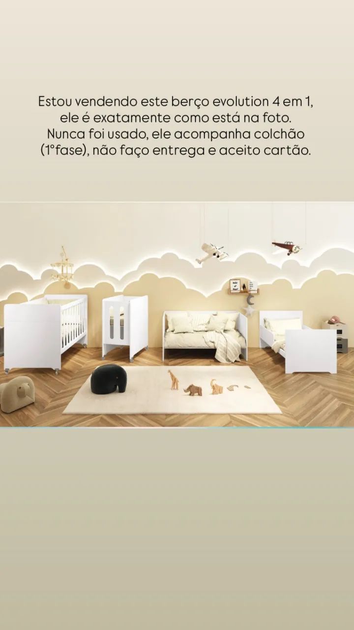 Berço 4 em 1