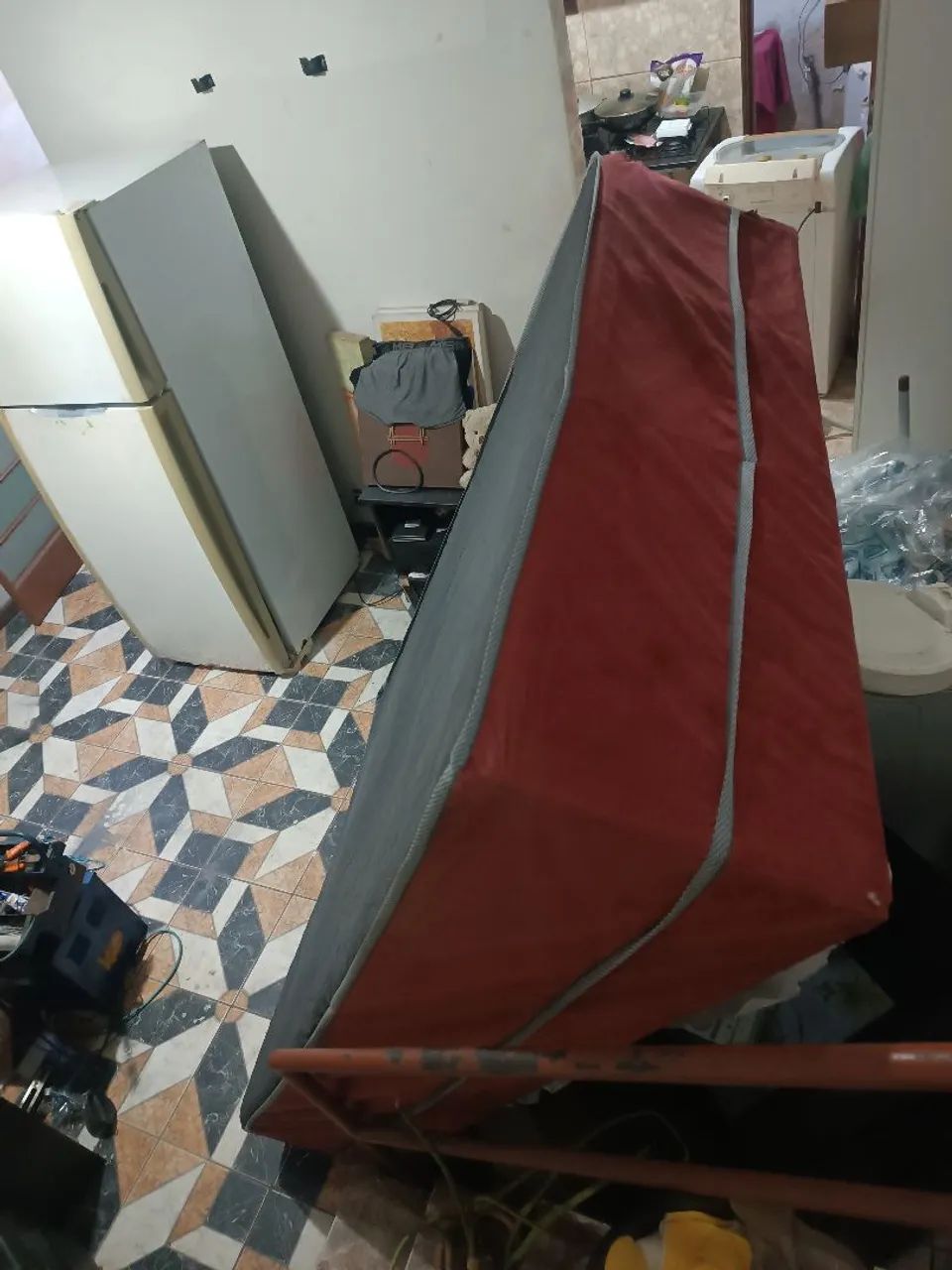 Cama box casal com pés completa  - Foto 4