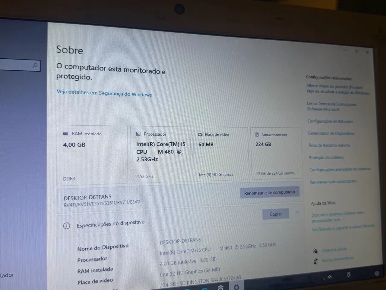 Notebook Samsung RV411 - Foto 4
