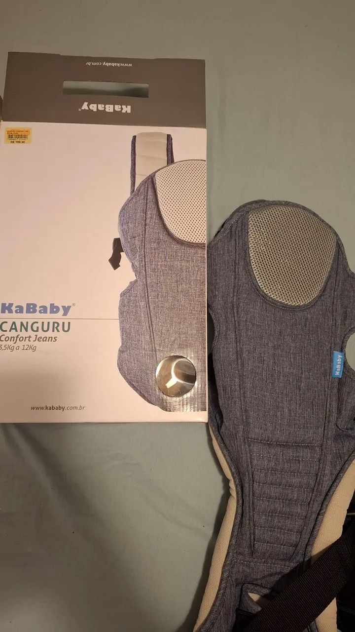 Canguru para bebê Jeans KaBaby
