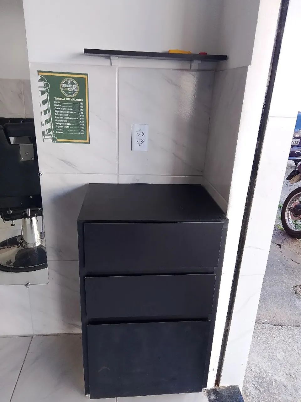 Bancadas para barbearia 