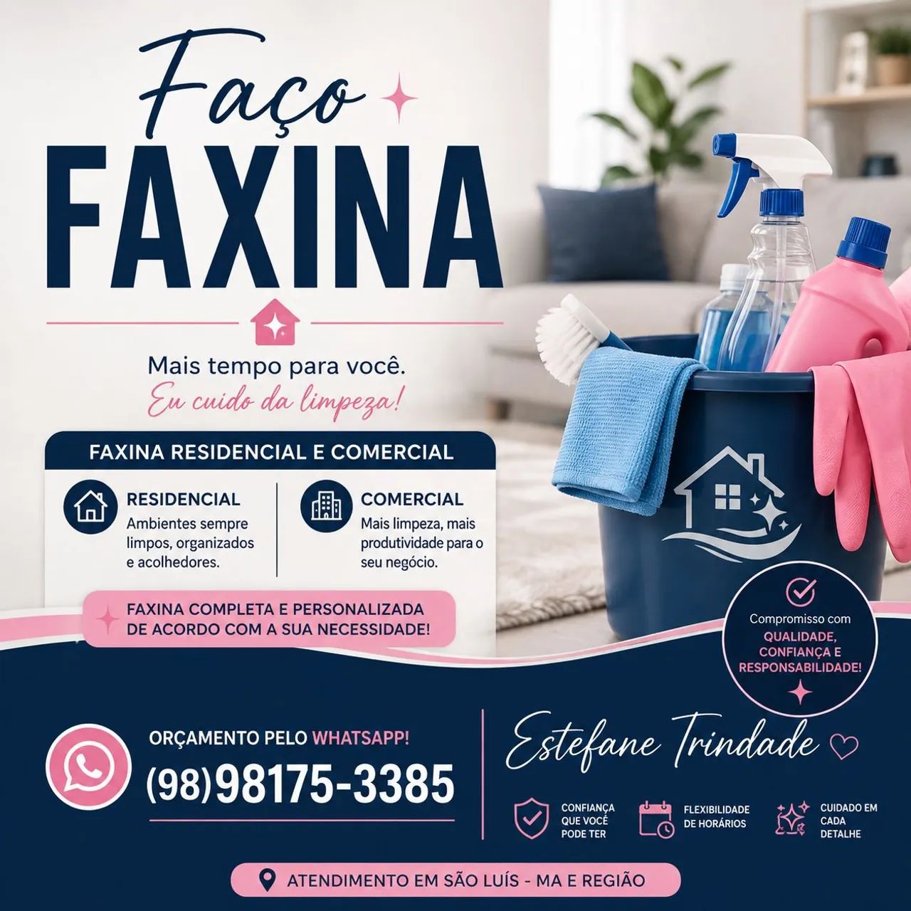 Faço faxina
