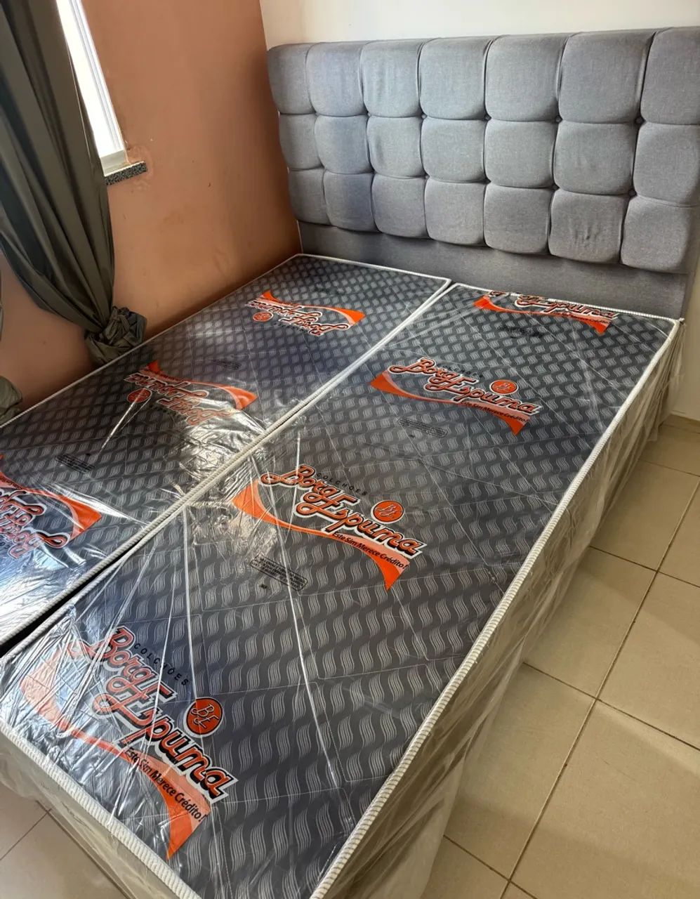 Cama de casal Queen ORTOPÉDICA COM CABECEIRA - Foto 2