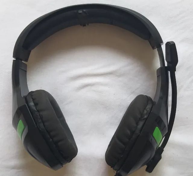 Fone de ouvido, headset gamer, (com defeito), multilaser, modelo warrior, cor preto