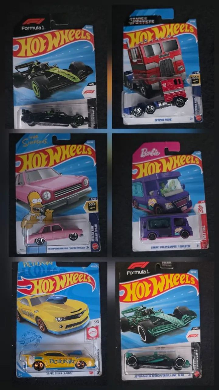 Carrinhos hotwhells 