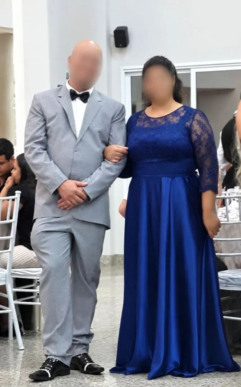 Vestido de festa plus size