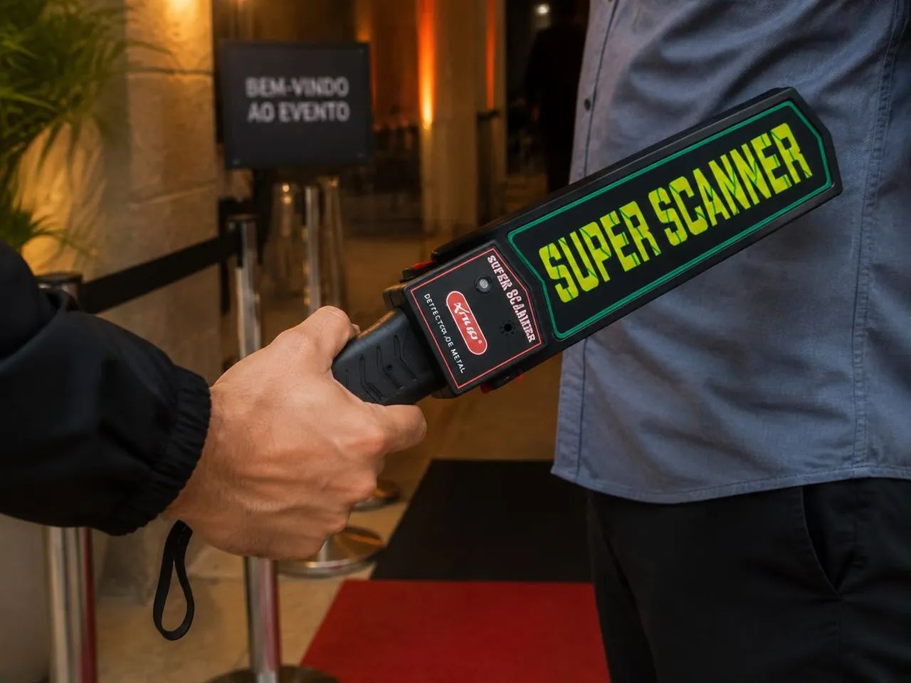 Detector de Metais Portátil Super Scanner para Segurança - Foto 4