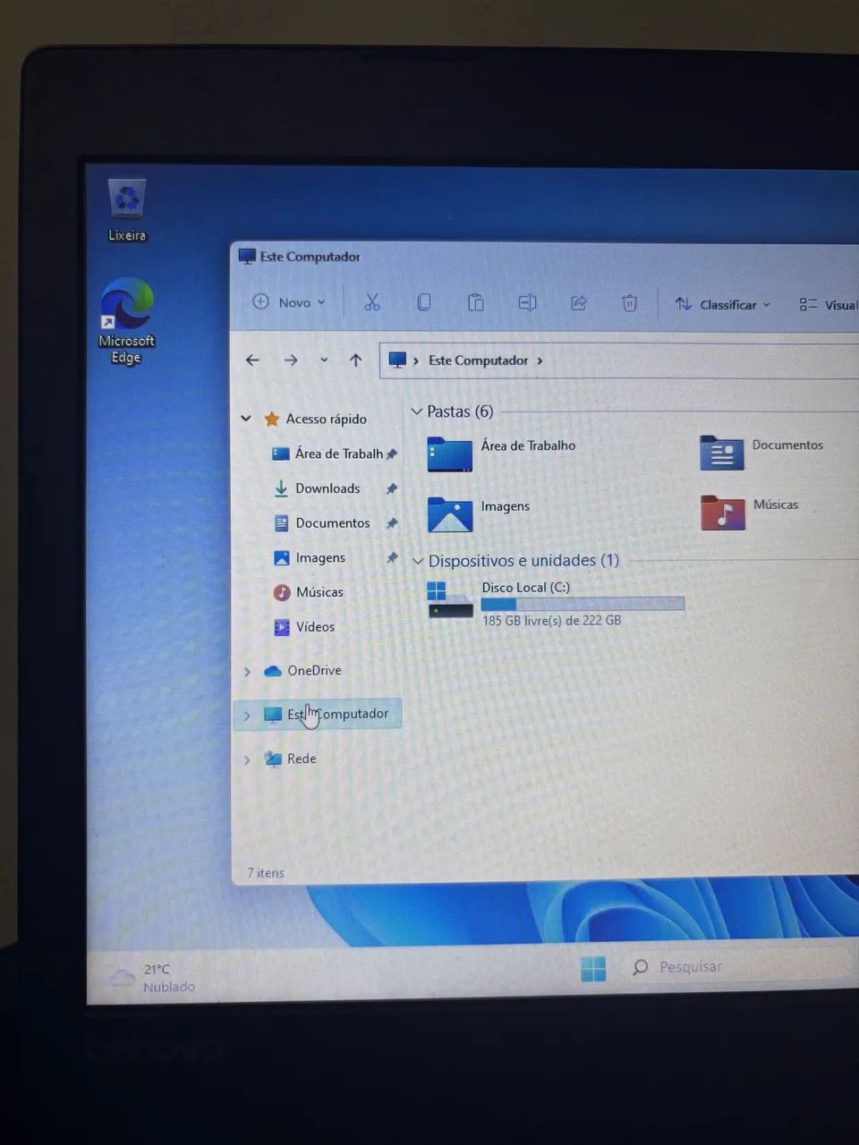 Notebook Lenovo S1CC | Intel Core i5 7ª Geração | 8GB RAM | SSD 256GB - Foto 4