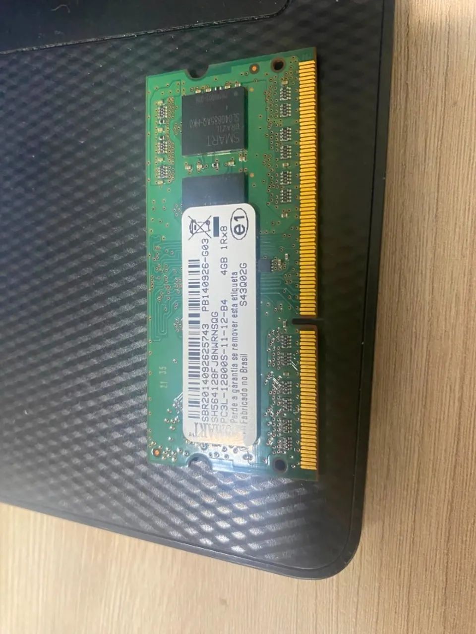 memória RAM SO-DIMM para notebooks