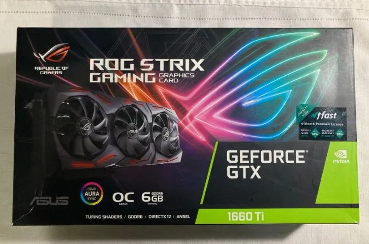 1660 Ti 6GB ROG STRIX OC 