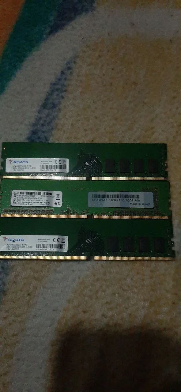 Memórias ram ddr4