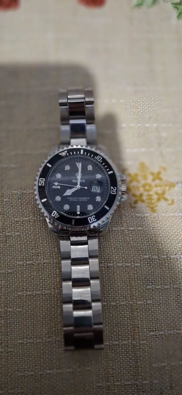 Relógio de Pulso Masculino Prata