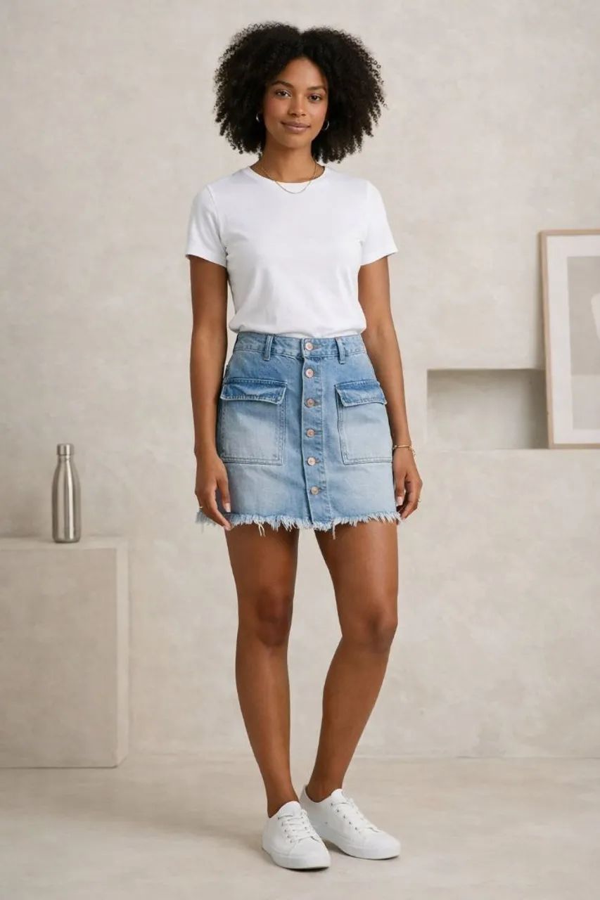 Saia jeans Tam 42