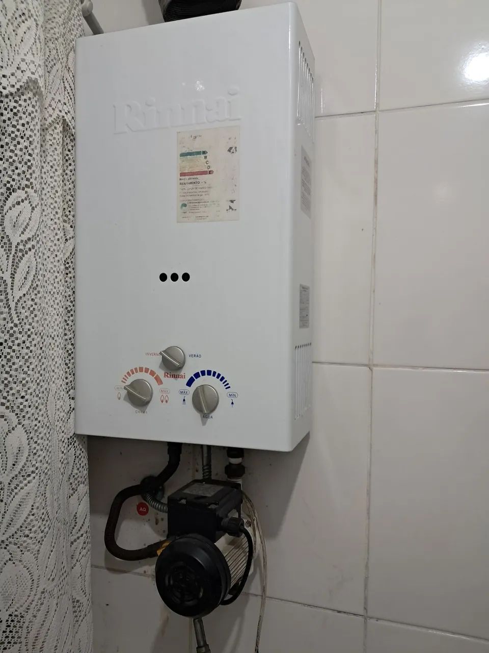 Aquecedor rinnai 