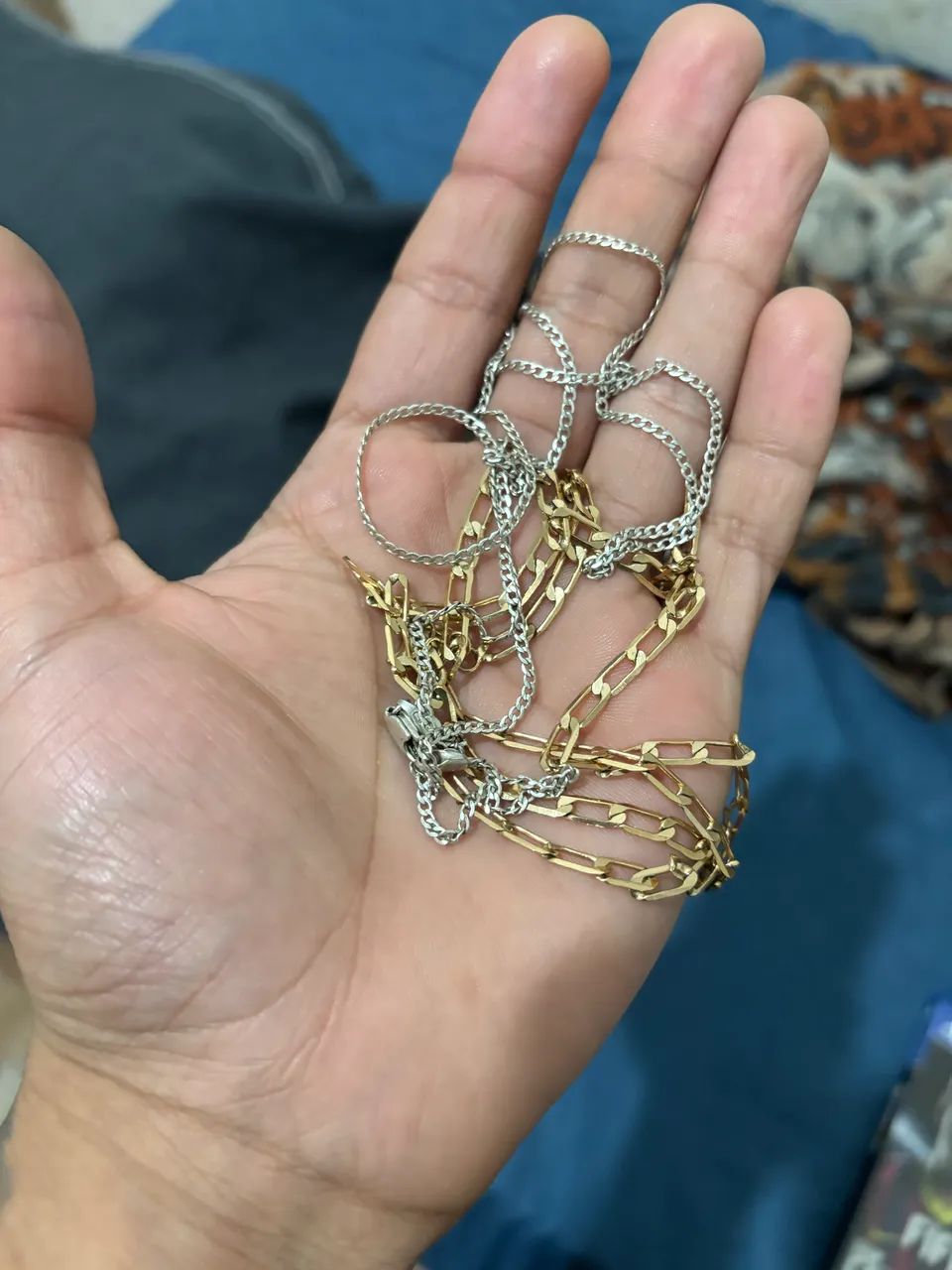 Corrente banhada a ouro é prata 925 